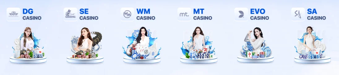 casino providers dg se wm mt evo sa